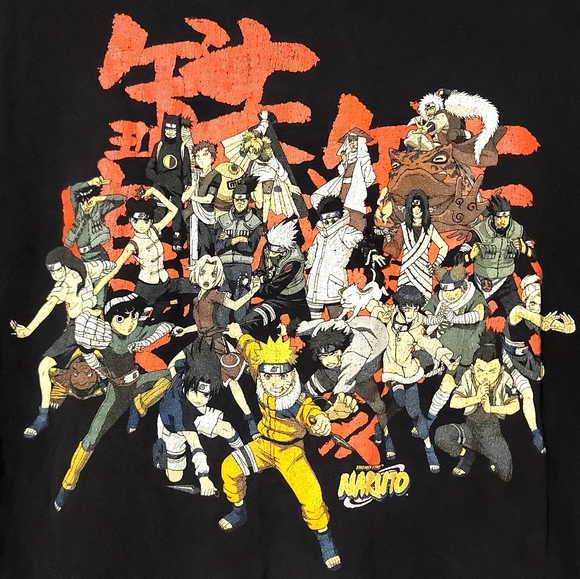 2002 Shonen Jump Naruto Large Print Tee - Picture 2 of 7